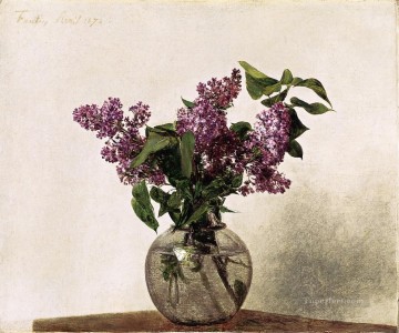 Flores Painting - Pintor de flores lilas Henri Fantin Latour